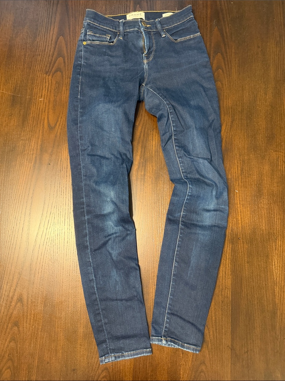 FRAME Denim Dark Indigo Jeans - Size 25